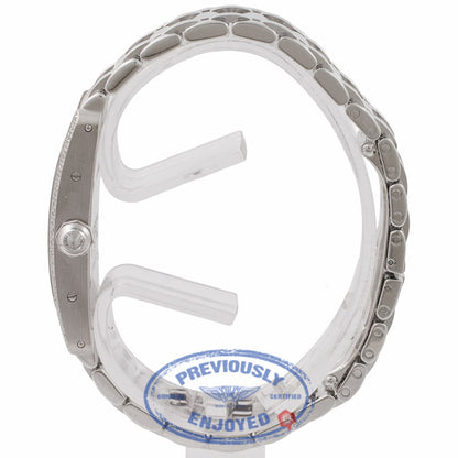 Cartier Tank Americaine 18KT White Gold Diamonds WB7018L1 4W425R - Beverly Hills Watch Store