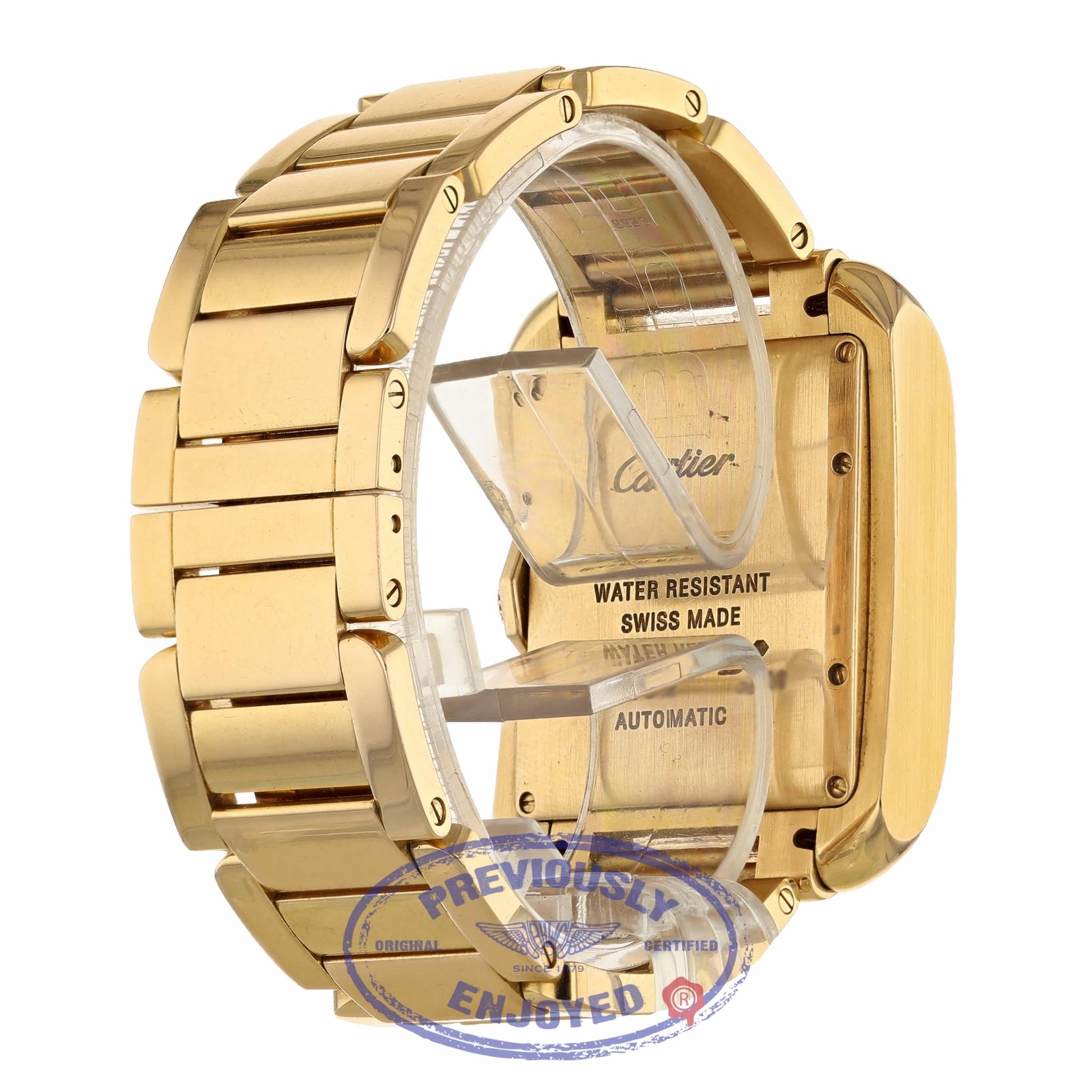 Cartier Tank Anglaise Rose Gold Medium Size Automatic W5310003 ZQRL37 - Beverly Hills Watch Company