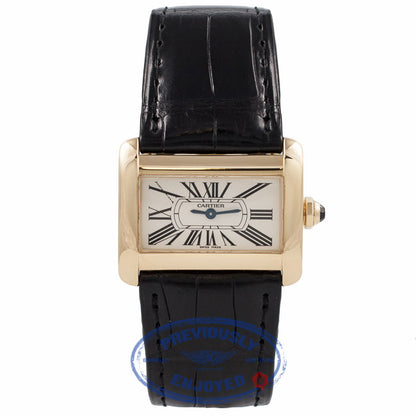 Cartier Tank Divan Small Yellow Gold W6300556 1PM56M - Beverly Hills Watch Company Watch Store