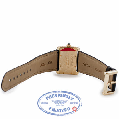Cartier Tank Divan Small Yellow Gold W6300556 1PM56M - Beverly Hills Watch Company Watch Store