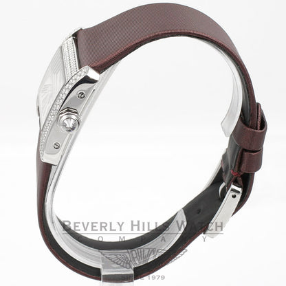 Cartier Tank Divan White Gold Double Row Diamond Case Ladies Watch 2599 Beverly Hills Watch Company