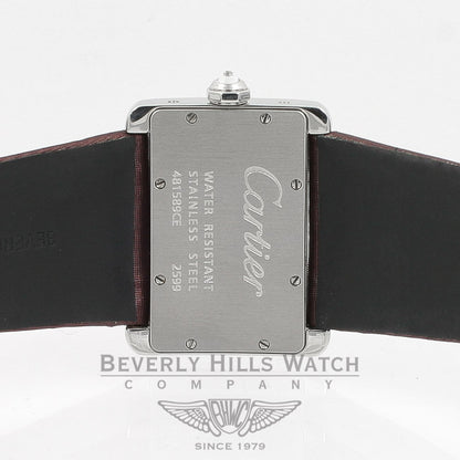 Cartier Tank Divan White Gold Double Row Diamond Case Ladies Watch 2599 Beverly Hills Watch Company