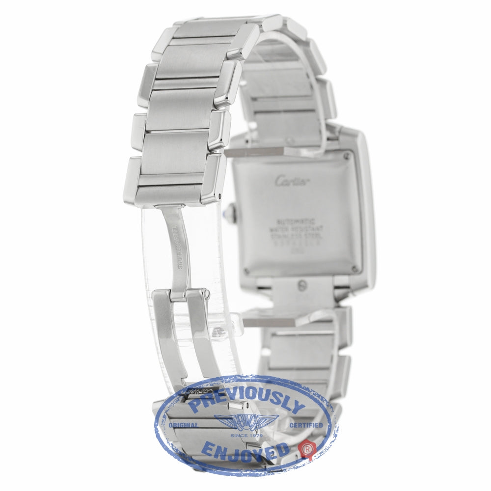 Cartier Tank Francaise Steel Large Automatic Stainless Steel W51002Q3 C94CWF - Beverly Hills Watch