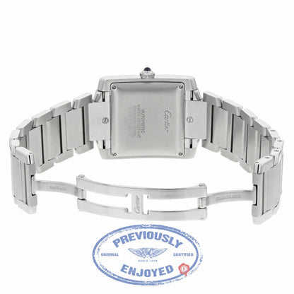 Cartier Tank Francaise Steel Large Automatic Stainless Steel W51002Q3 C94CWF - Beverly Hills Watch