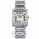Cartier Tank Francasie Medium Custom Diamond Bezel Set 2301 WFI4LX - Beverly Hills Watch Company Watch Store