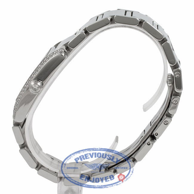 Cartier Tank Francasie Medium Custom Diamond Bezel Set 2301 WFI4LX - Beverly Hills Watch Company Watch Store