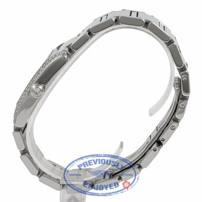 Cartier Tank Francasie Medium Custom Diamond Bezel Set 2301 WFI4LX - Beverly Hills Watch Company Watch Store