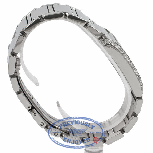 Cartier Tank Francasie Medium Custom Diamond Bezel Set 2301 WFI4LX - Beverly Hills Watch Company Watch Store