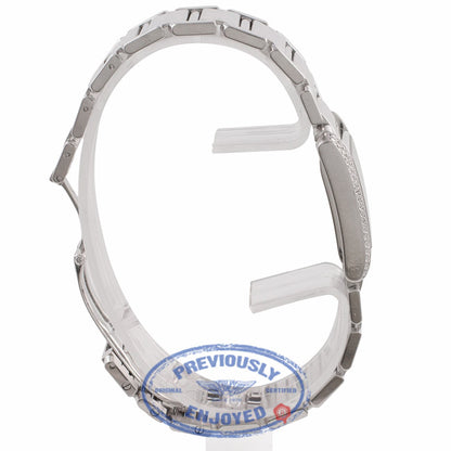 Cartier Tank Francaise Medium 18K White Gold Diamond Bezel WE101853