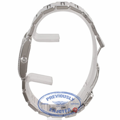 Cartier Tank Francaise Medium 18K White Gold Diamond Bezel WE101853