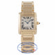 Cartier Tank Francaise 18k Yellow Gold Ladies W50002N2 HWNY7U - Beverly Hills Watch Company Watch Store