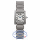Cartier Tank Francais Small Stainless Steel Silver Dial W51008Q3 7WZ170 - Beverly Hills Watch Company Watch Company