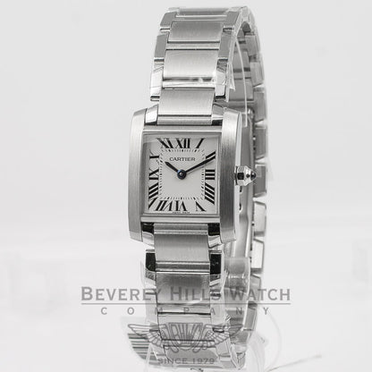 Cartier Tank Francaise Small Stainless Steel Quartz Ladies Watch W51008Q3 Beverly Hills Watch Company Watches