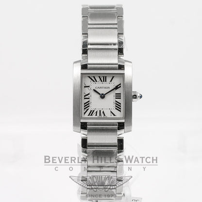 Cartier Tank Francaise Small Stainless Steel Quartz Ladies Watch W51008Q3 Beverly Hills Watch Company Watches