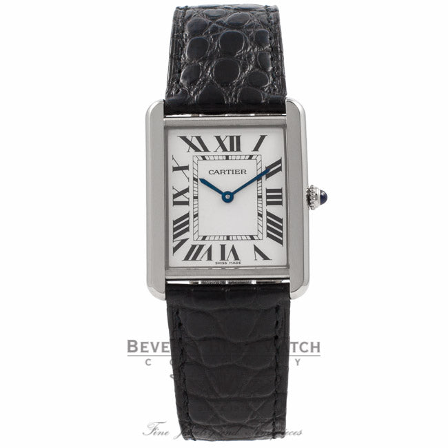 Cartier Tank Solo Large Stainless Steel W5200003 BI1HW2 - Beverly Hills Watch Company Watch Store