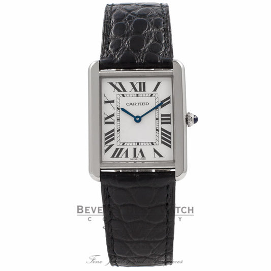 Cartier Tank Solo Large Stainless Steel W5200003 BI1HW2 - Beverly Hills Watch Company Watch Store