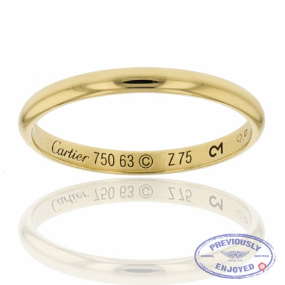 Cartier Yellow Gold Band B4002300 ZKPAQL - Beverly Hills Watch