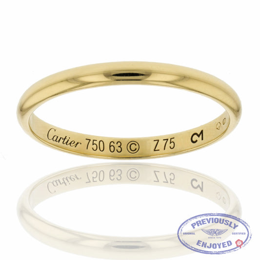 Cartier Yellow Gold Band B4002300 ZKPAQL - Beverly Hills Watch