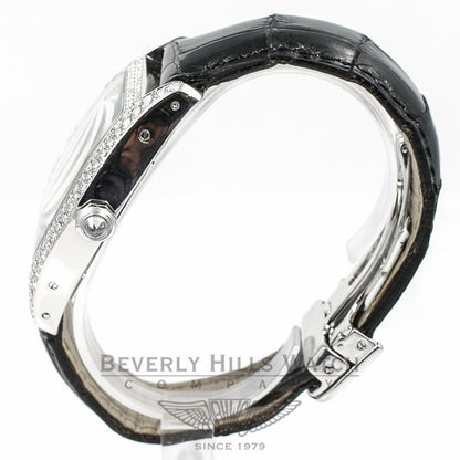 Cartier Tortue White Gold Large Diamond Case Ladies Watch WA503851 Beverly Hills Watch Company Watches