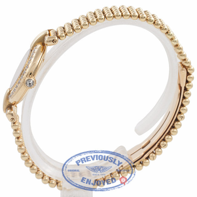 Cartier Vendome Ladies 18k Yellow Gold Diamond Bezel CI6YMI - Beverly Hills Watch Company Watch Store