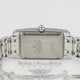 Cartier Tank American Medium 18K White Gold Diamond Bezel and 2 Row Diamond Bracelet Watch Beverly Hills Watch Company Watches