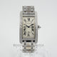 Cartier Tank American Medium 18K White Gold Diamond Bezel and 2 Row Diamond Bracelet Watch Beverly Hills Watch Company Watches