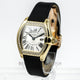 Cartier Roadster Yellow Gold Diamond Bezel Ladies Watch WE500160 Beverly Hills Watch Company Watches