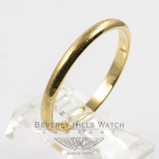 Cartier Yellow Gold Band B4002300 Beverly Hills Watch Company