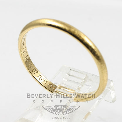 Cartier Yellow Gold Band B4002300 Beverly Hills Watch Company