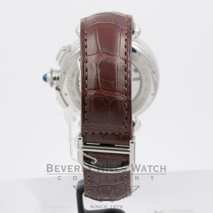 Cartier Pasha 42mm Chronograph Stainless Steel White Dial Watch Beverly Hills Watch Company Watches