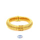Cartier Vintage 18K Yellow Gold Tubogas Bracelet M7A3XU - Beverly Hills Watch and Jewelry Store