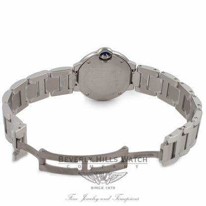 Cartier Ballon Bleu Small Stainless Steel Silver Dial Quartz W69010Z4 MDY4XX - Beverly Hills Watch Company Watch Store