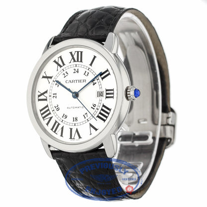 Cartier Ronde Solo XL Stainless Steel Automatic W6701010 1ZFR1R - Beverly Hills Watch Company