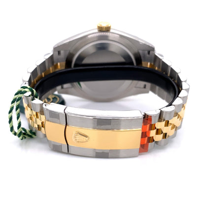 Rolex Sky-Dweller Yellow Gold and Stainless Steel Black Dial Jubilee 326933 - Beverly Hills Watch Company