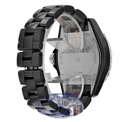 Chanel J12 42MM Black Ceramic Case Diamond Bezel Black Diamond Dial H2014 N65CLH
