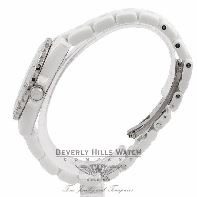 Chanel J 12 White Ceramic 38MM Automatic White Dial H0970 WIUJQK - Beverly Hills Watch Company Watch Store