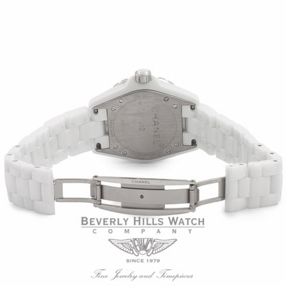 Chanel J 12 White Ceramic 38MM Automatic White Dial H0970 WIUJQK - Beverly Hills Watch Company Watch Store