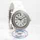 Chanel J12 White Ceramic Bracelet Double Row Diamond Bezel White Arabic numeral Dial Watch H0960 Beverly Hills Watch Company Watch Store