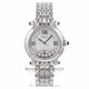 Chopard Happy Sport Medium Ladies 18k White Gold 7 Floating Diamonds White Dial 27/6137-21W BMGUK3 - Beverly Hills Watch Company Watch Store