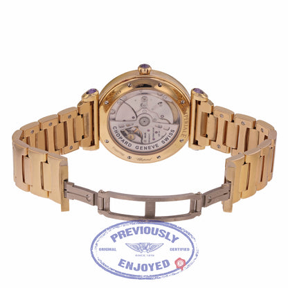Chopard Imperiale 40mm Rose Gold Diamond Bezel Mother of Pearl Dial 38/4241-5004 FL8AM8 - Beverly Hills Watch Company