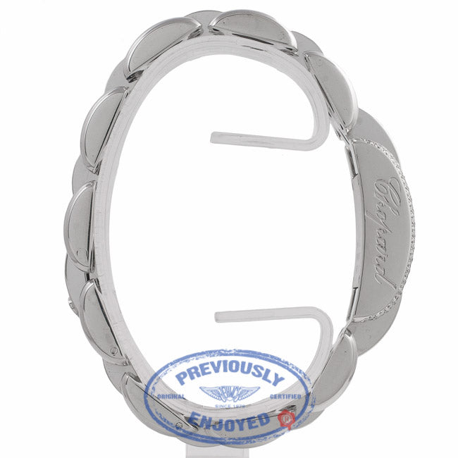 Chopard La Strada Ladies 18k White Gold Quartz Diamond Case White Dial 41/6547 L1FZQT - Beverly Hills Watch Company Watch Store