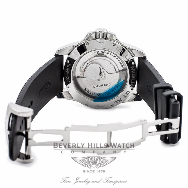 Chopard Mille Miglia Gran Turismo XL Power Reserve Stainless Steel Black Dial 16/8457-3001 SQWC1X - Beverly Hills Watch Company Watch Store