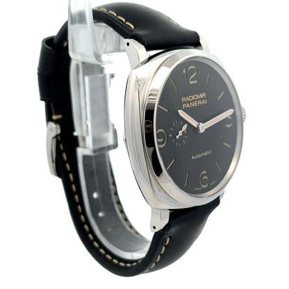 Panerai Radiomir 1940 45mm Stainless Steel Black Dial PAM00572 - Beverly Hills Watch Company