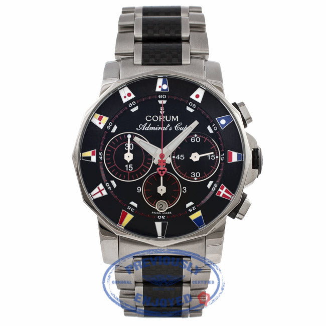 Corum Admirals Cup 2005 Limited Edition Stainless Steel Black Dial