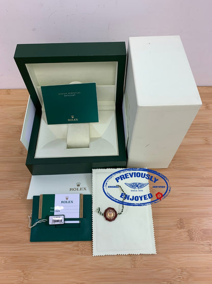 Rolex Lady Datejust 26mm Yellow Gold President Mother of Pearl Diamond Dial 179178 CW96XN