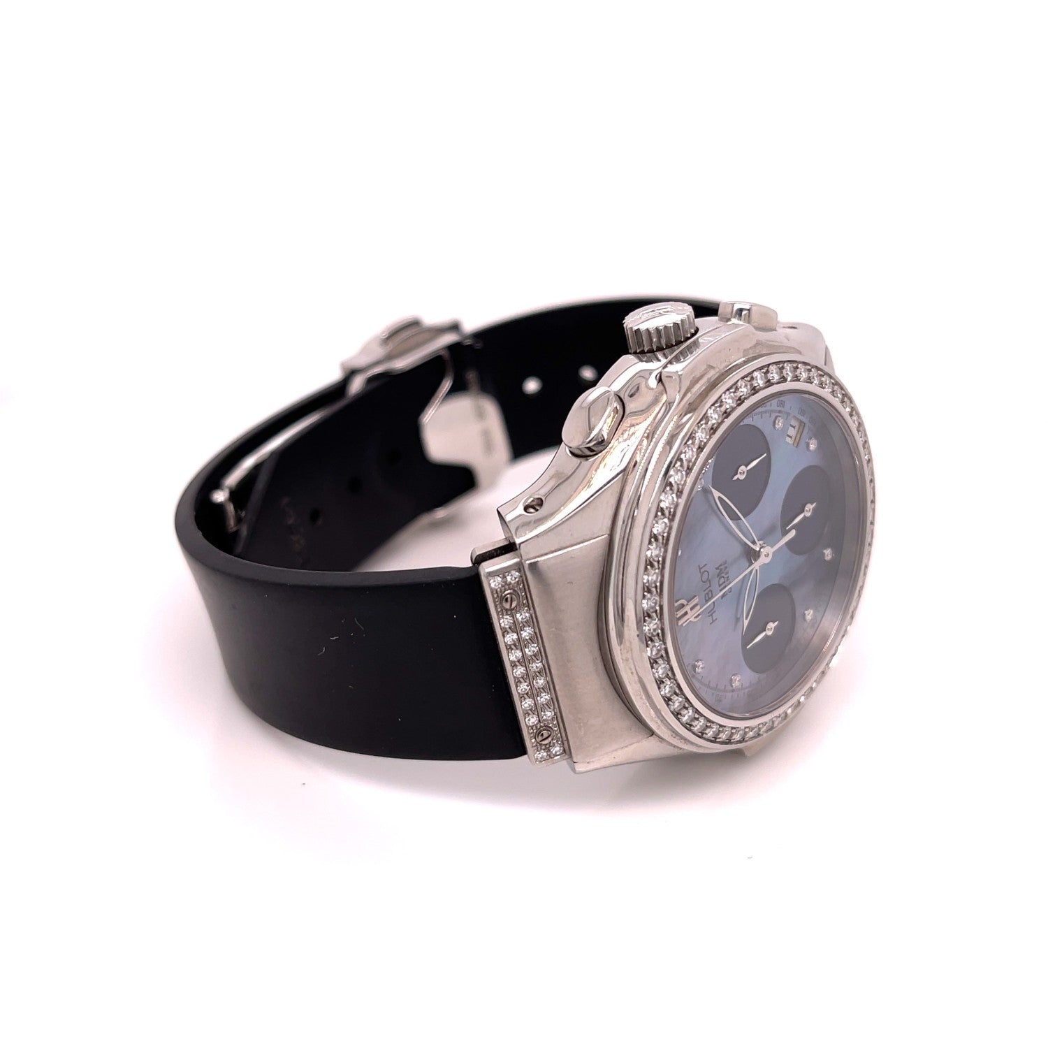 Hublot Sport Elegance 40mm Stainless Steel Blue Mother of Pearl 1810.1.054 CZN0Z4