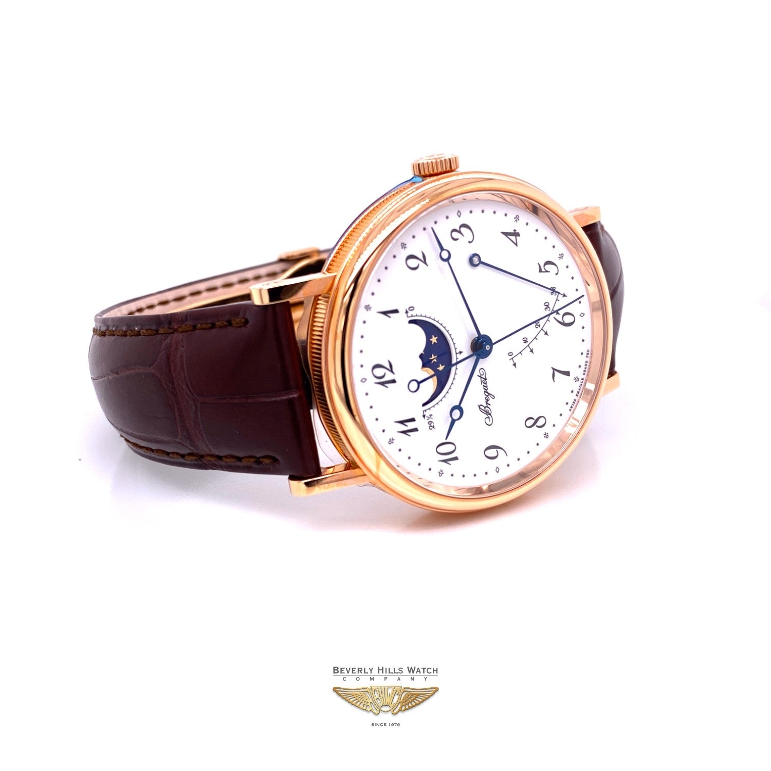 Breguet Classique Moonphase Power Reserve 39mm 7787BR/29/9V6 D3UA44 - Beverly Hills Watch Company