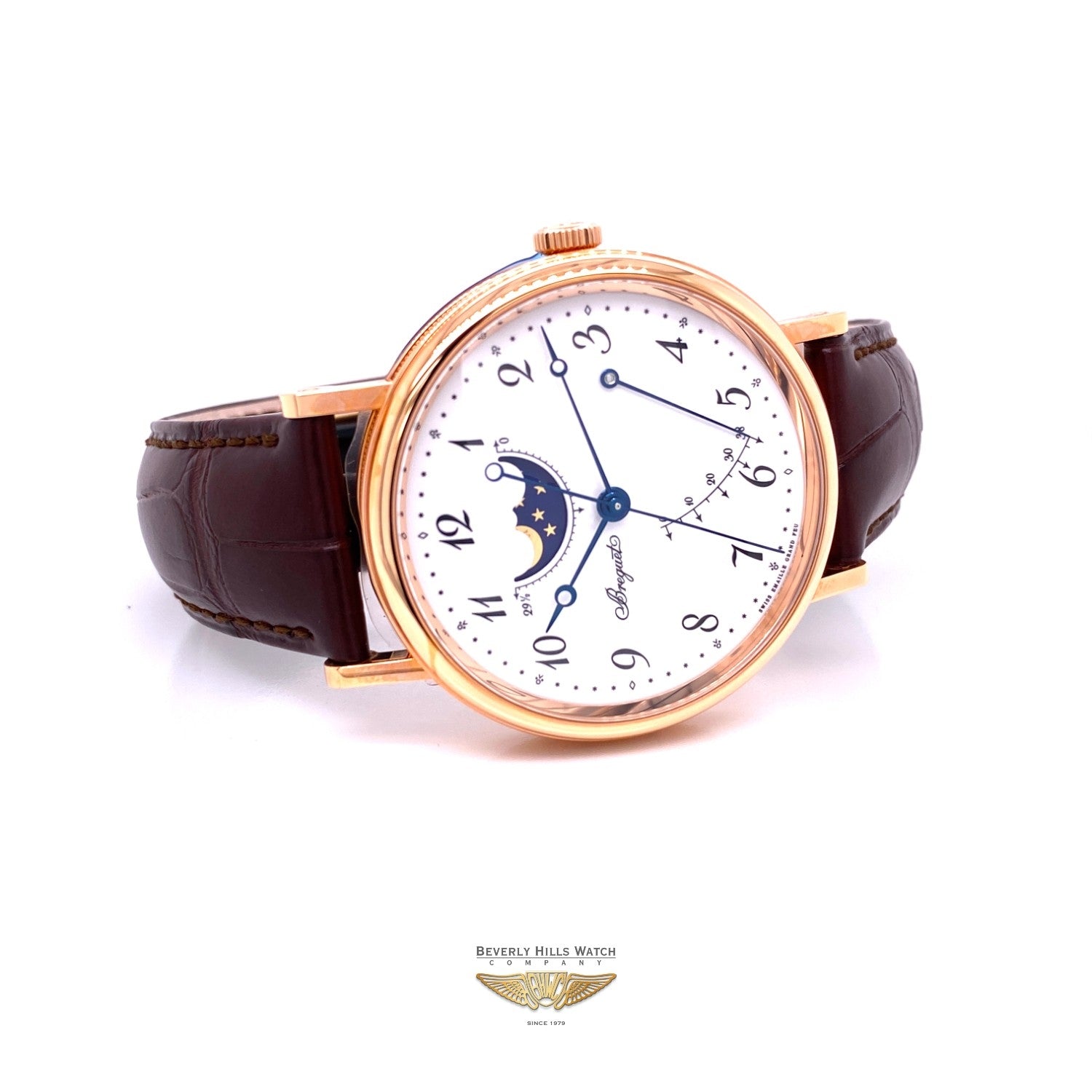 Breguet Classique Moonphase Power Reserve 39mm 7787BR/29/9V6 D3UA44 - Beverly Hills Watch Company