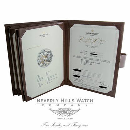 Patek Philippe Perpetual Calendar Split-Seconds Chronograph Black Dial 5204/1r-001 D6M2YM - Beverly Hills Watch Company