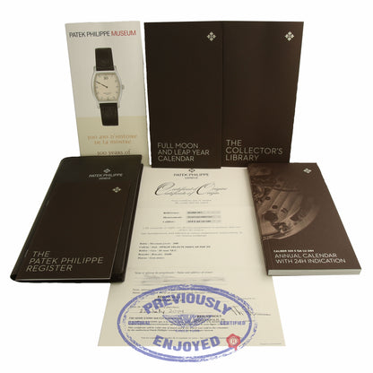 Patek Philippe Annual Calendar 40mm Rose Gold White Dial 5205R-001 D6XDPW